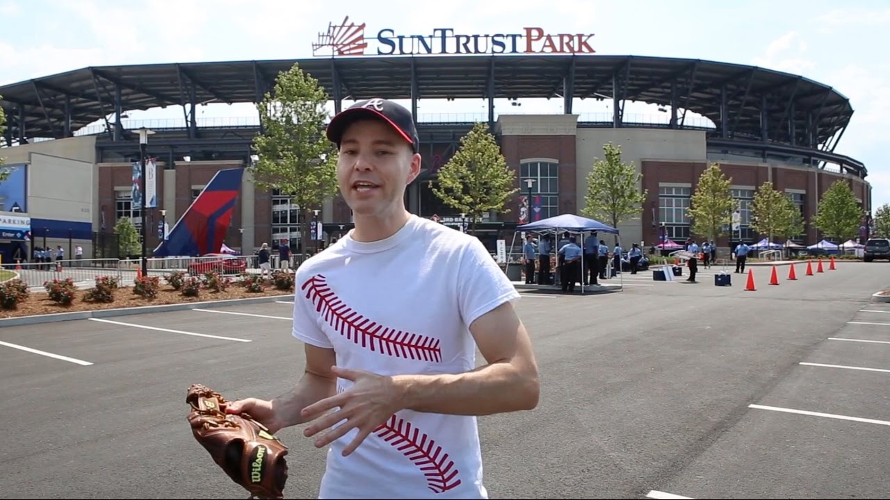 Первая игра в SunTrust Park &mdash; 14 апреля 2017 г.