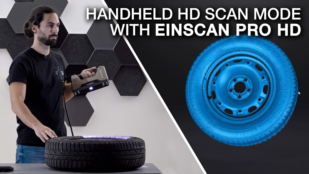 Demo: Handheld HD Scan Mode with EinScan Pro HD