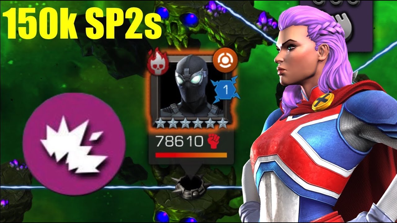 Rank 4 Captain Britain Mauls 7.3.3 Stealth Spidey Boss | MCoC