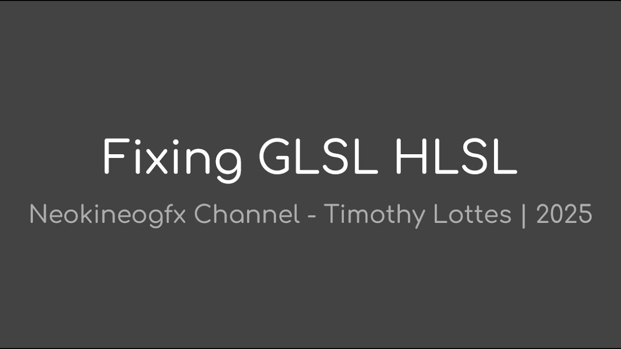 Исправление GLSL HLSL