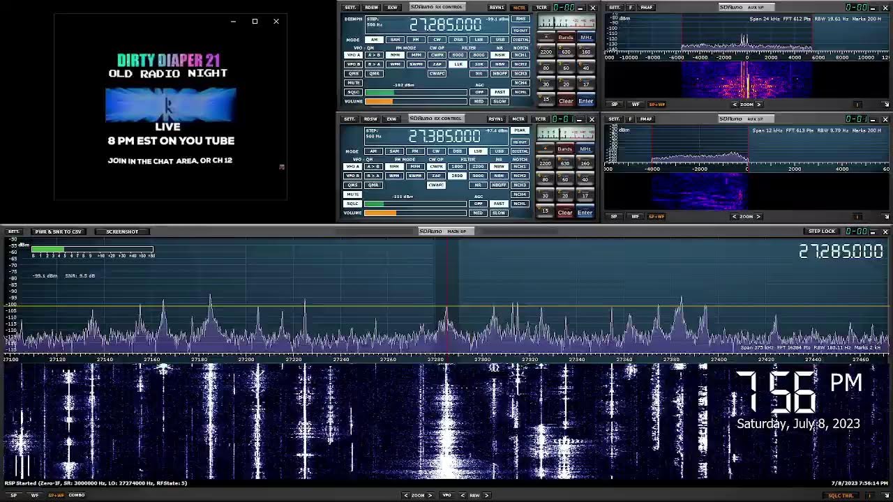 Live CB Radio Videogate  CH 28 AM & 38 LSB 0700