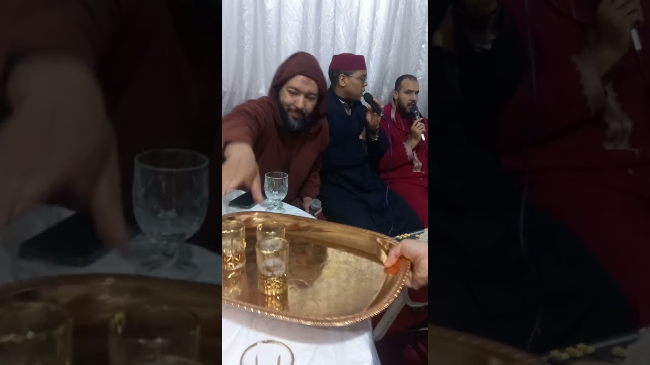 صوت ملائكي لقاريئ يتلو آيات بينات من القرآن الكريم في خيمة العزاءللفق المعمول برحمة الله سيد بنيونس