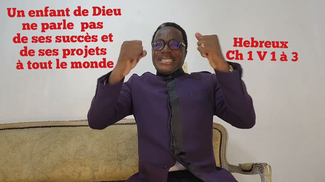 UN ENFANT DE DIEU NE PARLE PAS DE SES SUCCÈS ET DE SES PROJETS À TOUT LE MONDE