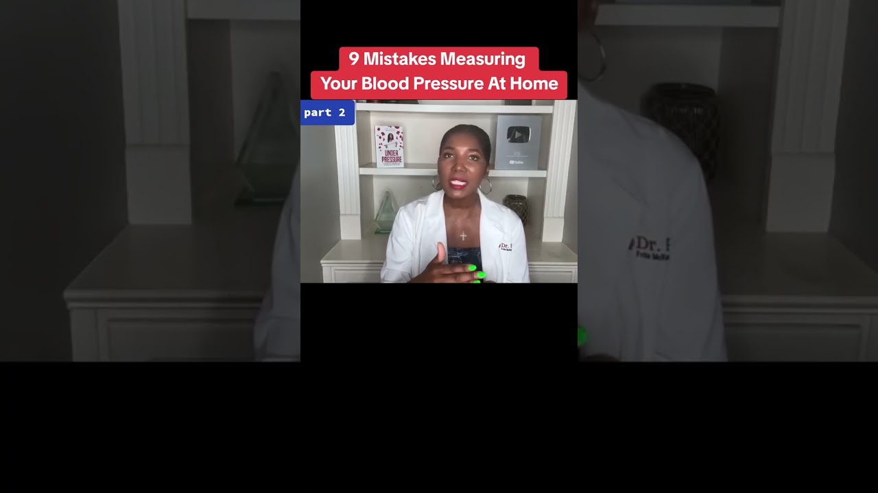 part 2 - 9 Mistakes Measuring Your Blood Pressure At Home #Shorts #healthiswealth724