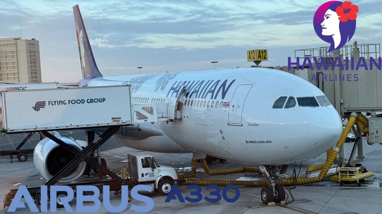 HAWAIIAN AIRLINES Airbus A330-200 🇺🇸 Honolulu to Los Angeles 🇺🇸 [SHORT FLIGHT REPORT]