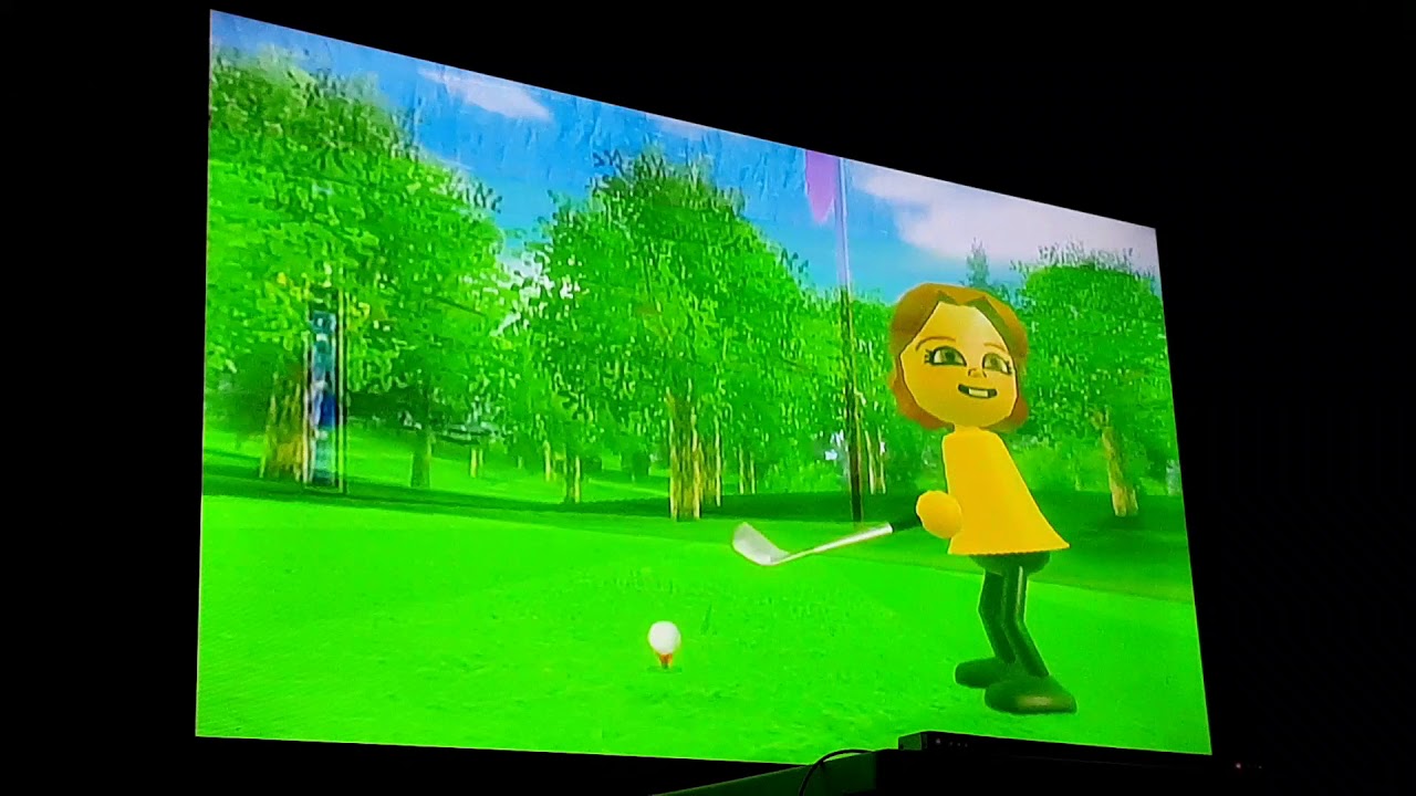 Wii Sports - Golf - Pit Vs Dunbar Vs Claudia Vs Guilia