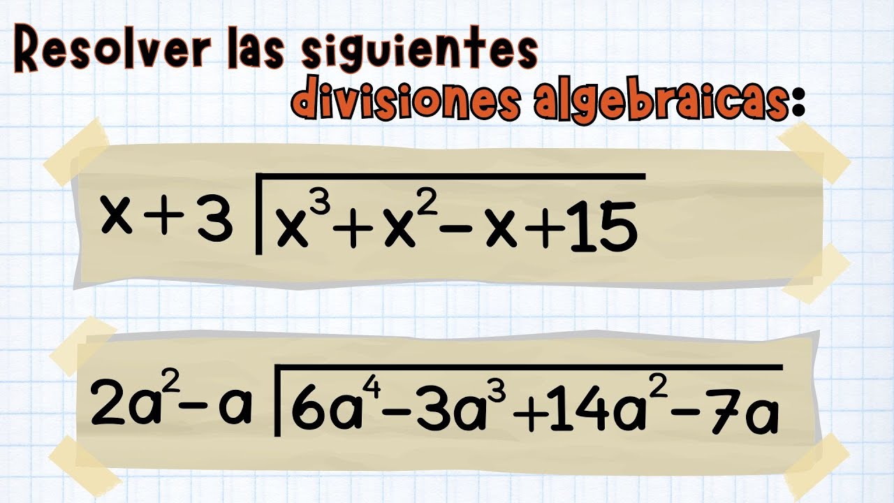 División de polinomios. Parte 1