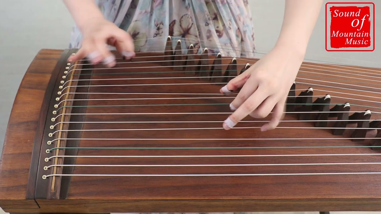 Exquisite Travel Size Concise Style Guzheng Instrument Chinese Zither Koto