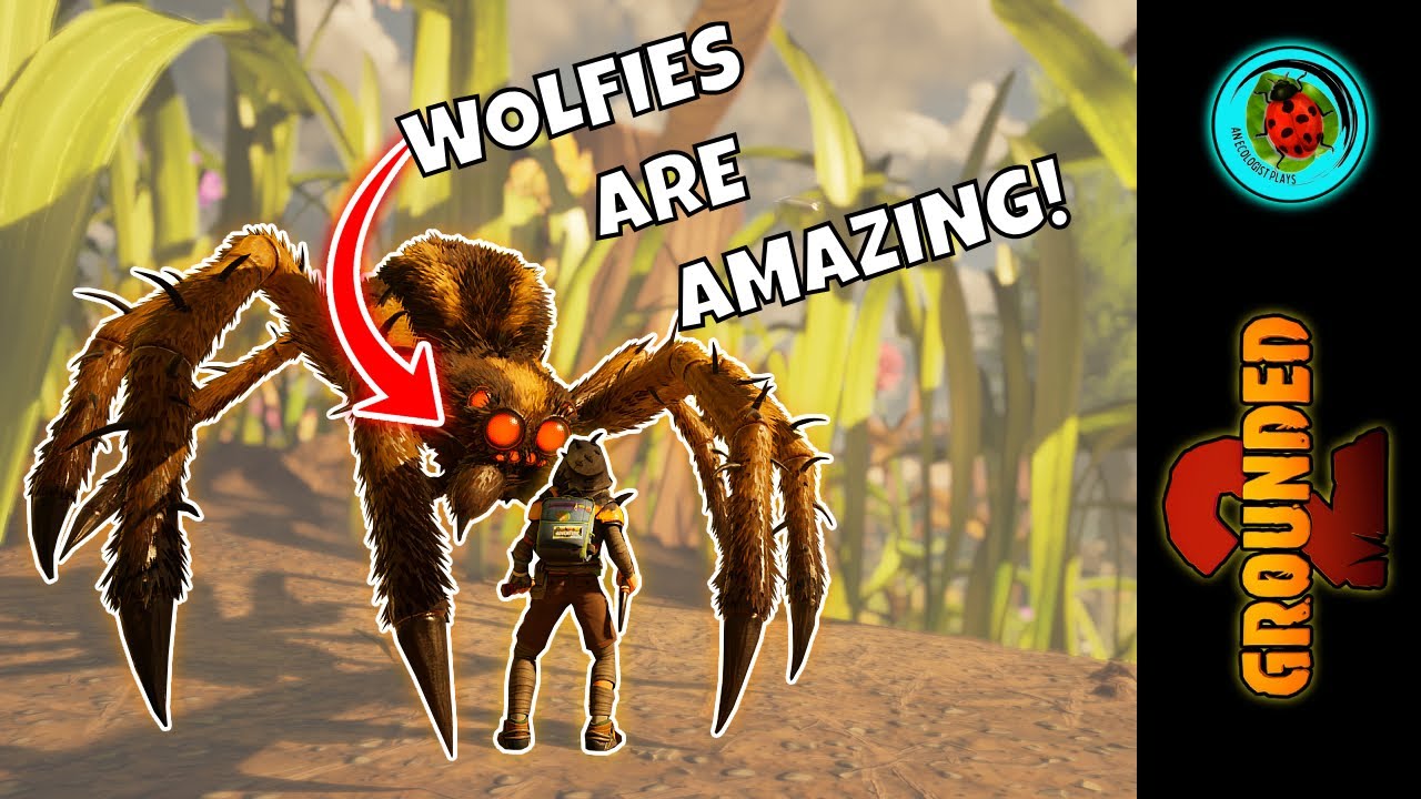 Wolf Spiders are... Amazing! | GROUNDED 2 | An Ecologist Plays | Ep.10