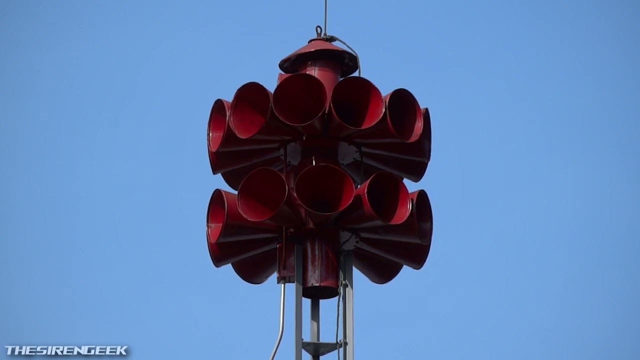 FS 3T22 Fire Siren Test - Attack - Yaphank, NY