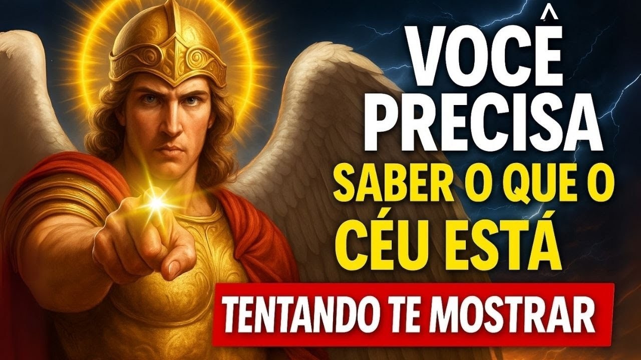 FILHO, ESTE SINAL TE ENVIEI HÁ 5 MINUTOS, MAS VOCÊ NÃO VIU, ABRA AGORA!