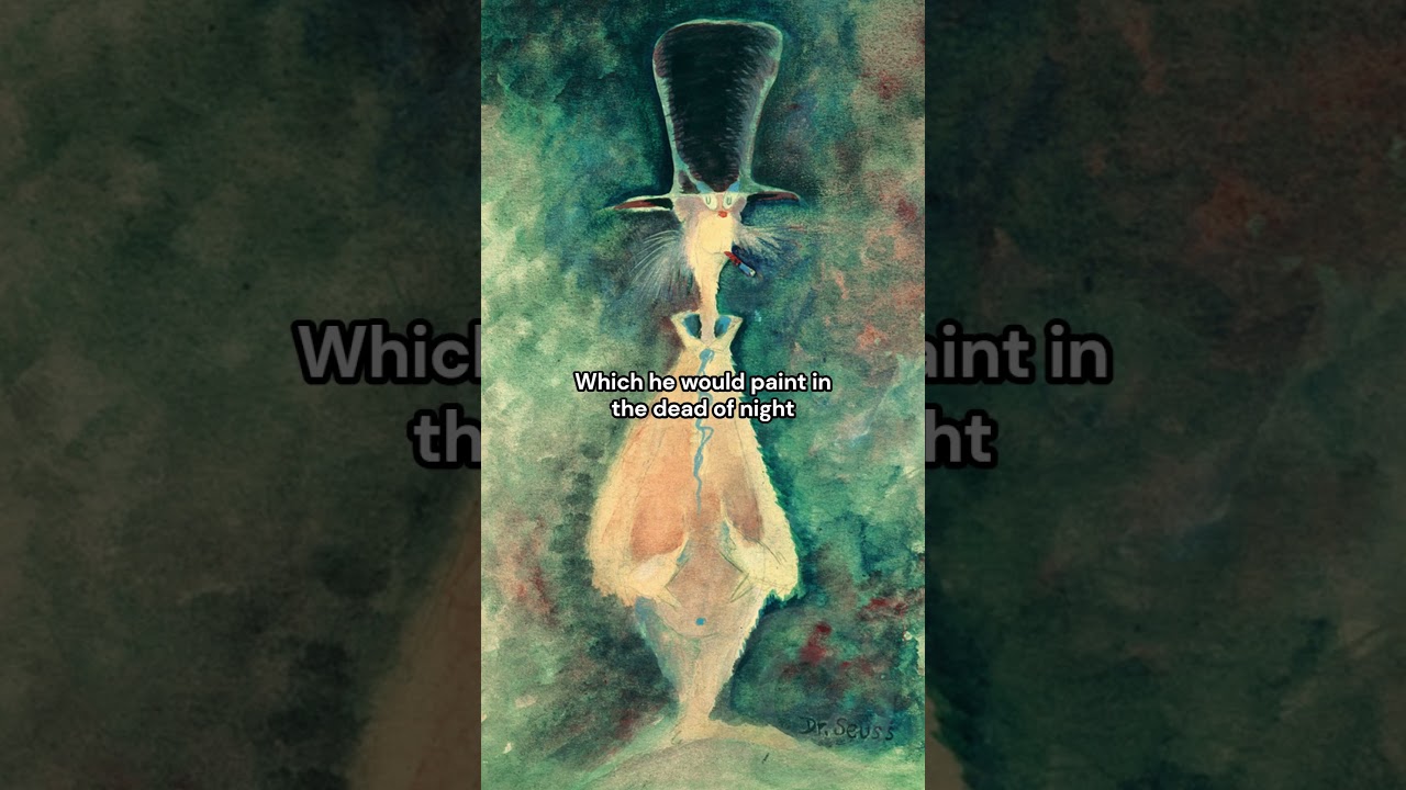 The Midnight Paintings of Dr Seuss | Theodor Seuss Geisel #art #paintings