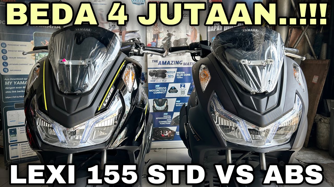 BEDA 4,5 JUTA‼️YAMAHA LEXI LX 155 STD VS ABS 2024