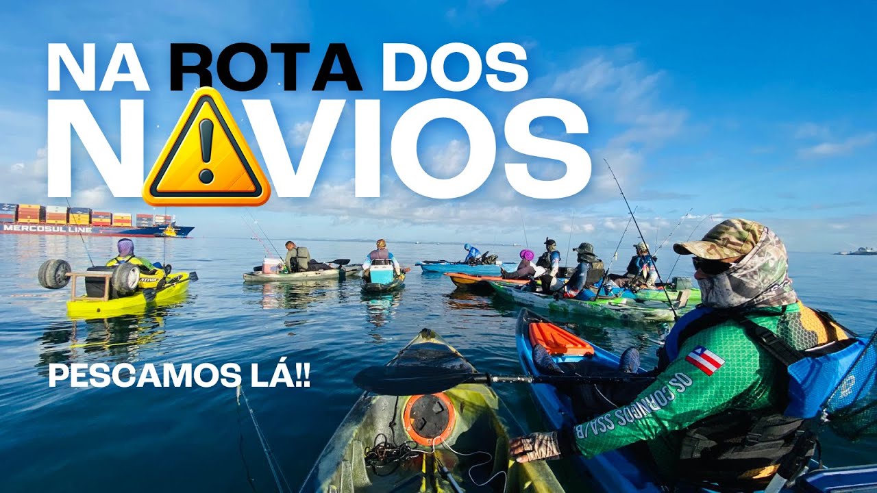 PESCARIA de Caiaque na ROTA dos NAVIOS! | Dicas e pesca com Jig em Salvador Bahia