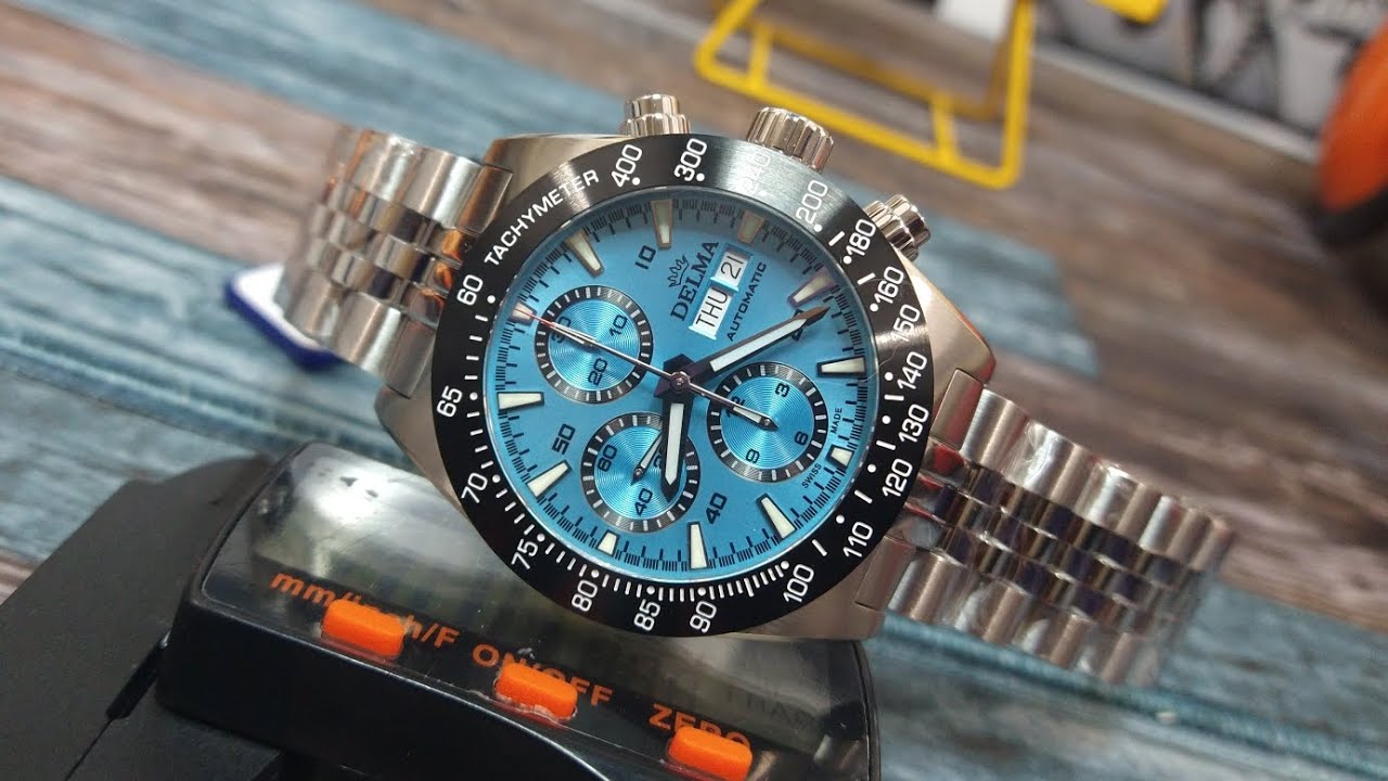 DELMA Montego Bicolor lume Ice Blue Dial LE