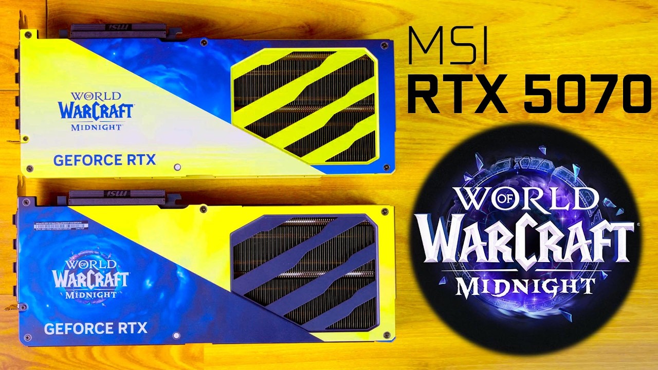 MSI RTX 5070 World Of Warcraft Midnight Edition - Обзор