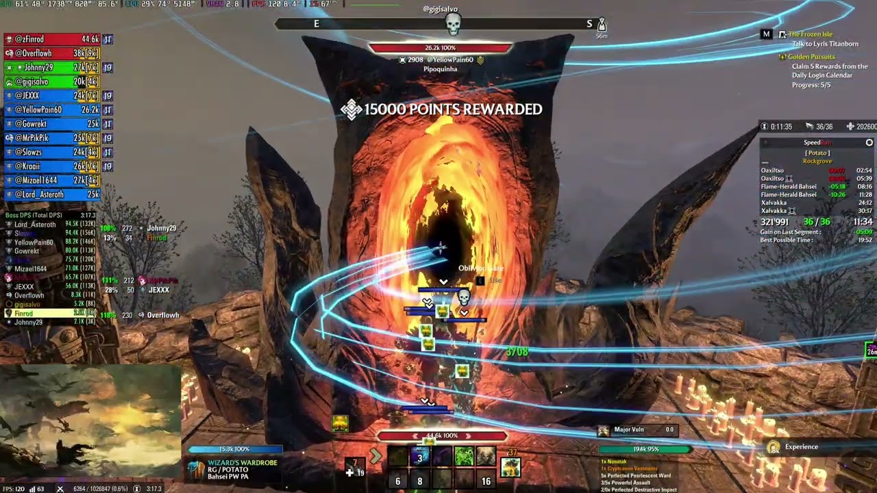 [ESO] Planesbreaker (21:04 - 306725 score) Off Tank u47