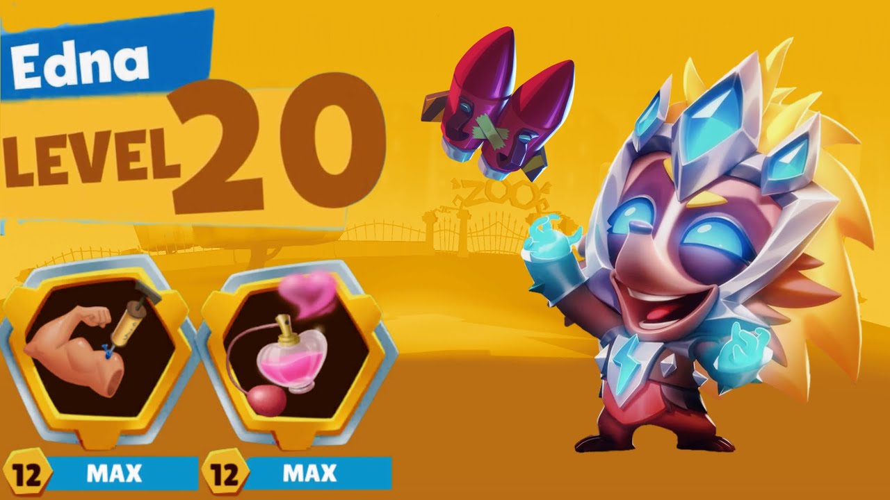 Solo Edna Level 20 Maxed Zooba Gameplay
