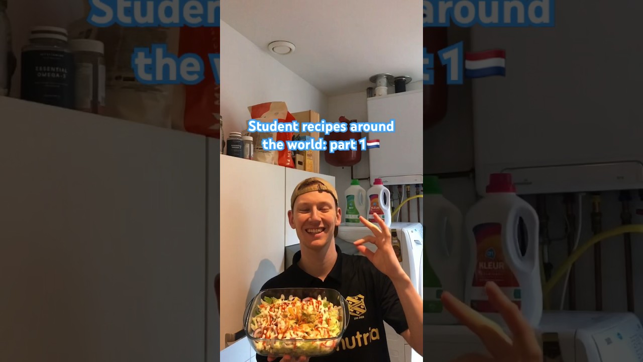 Student recipes around the world: part 1🇳🇱 #student #studentlife #students #college #budget