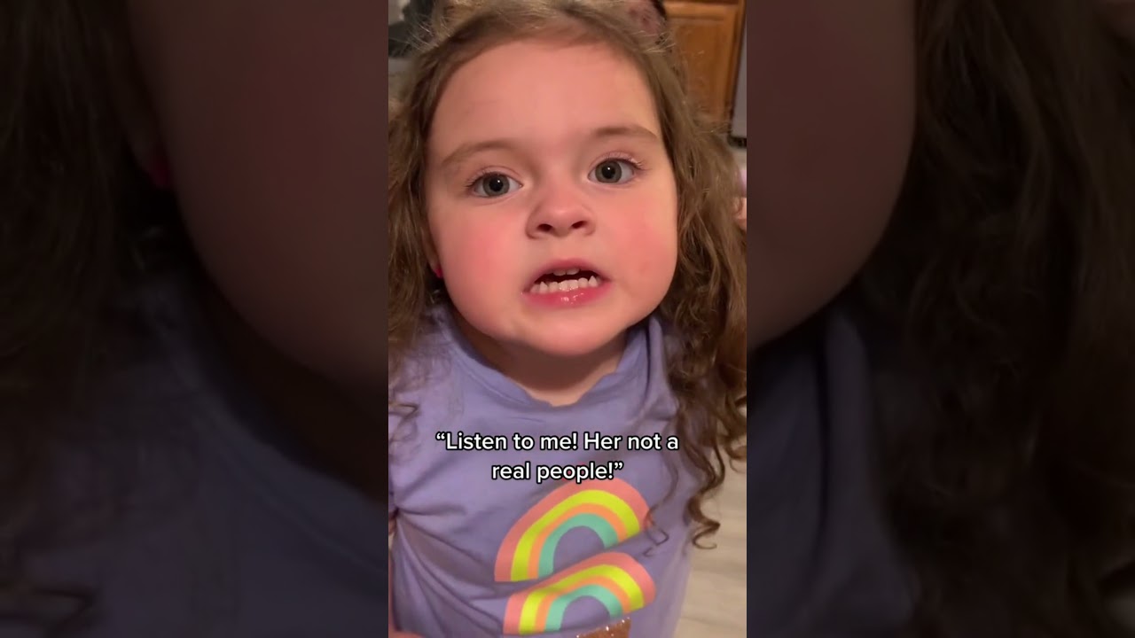 Mom, listen to me! Her not a real people!😂Her is a doll ,a doll |😆 Funny baby videos 2021