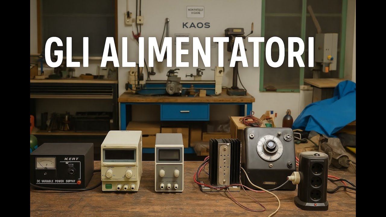 #695 Gli ALIMENTATORI ELETTRONICI e regolabili