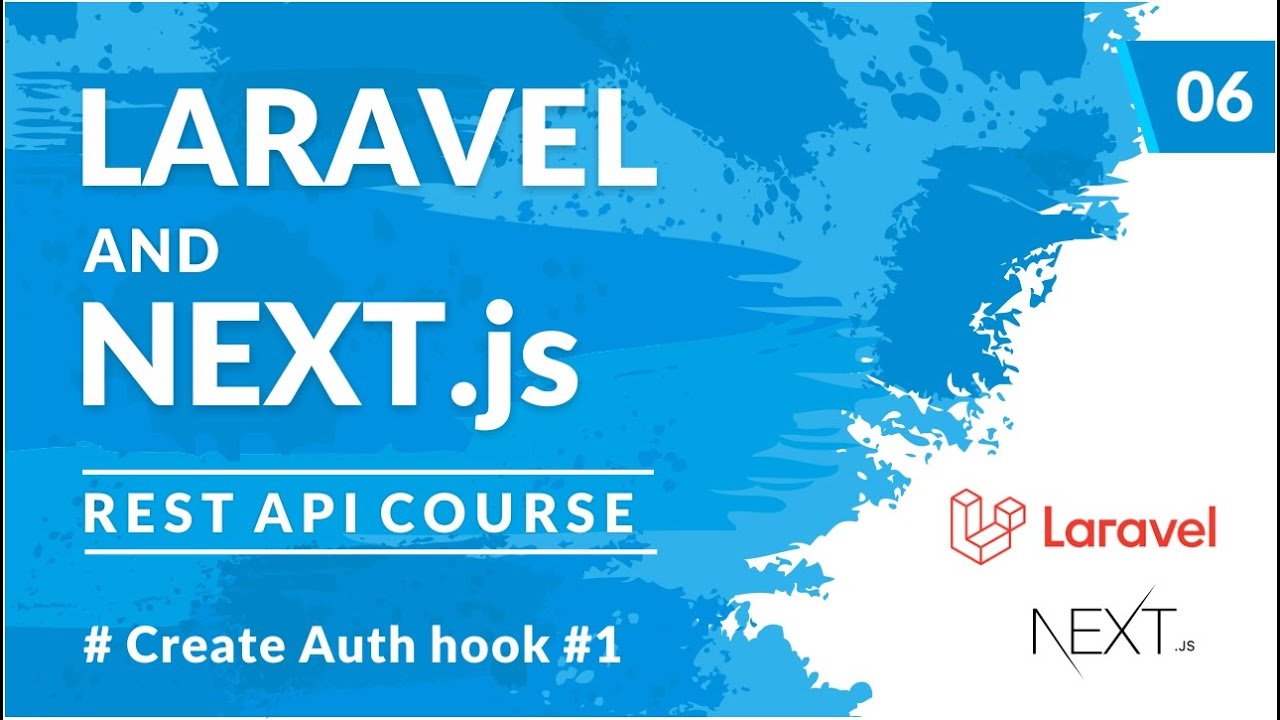 Create Auth hook - User, Loading State, CSRF token | Laravel REST API and Next.js #6
