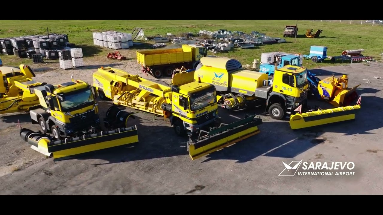 Sarajevo International Airport - Drone tour