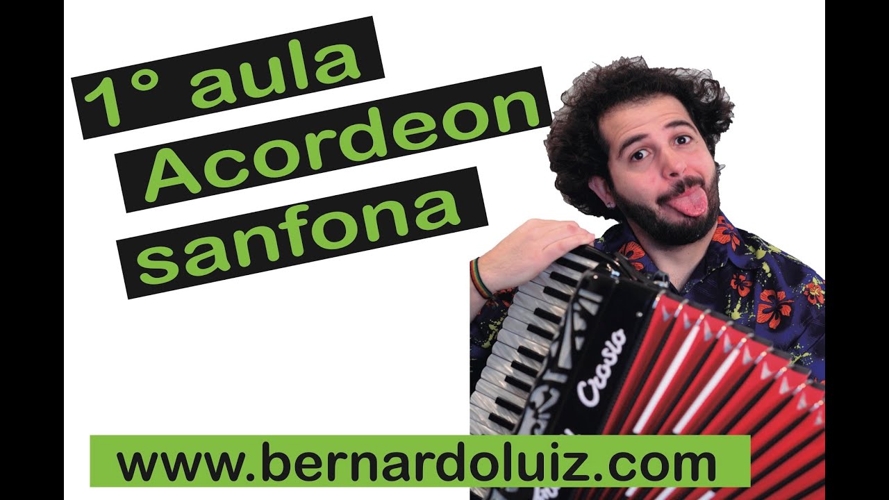 Aula de acordeon/sanfona - N°1 Bernardo Luiz