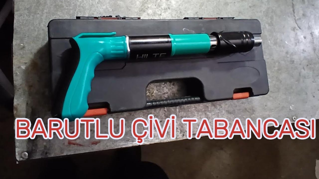 BARUTLU &Ccedil;İVİ TABANCASI NASIL KULLANILIR /NASIL BAKIM TEMİZLİK YAPILIR