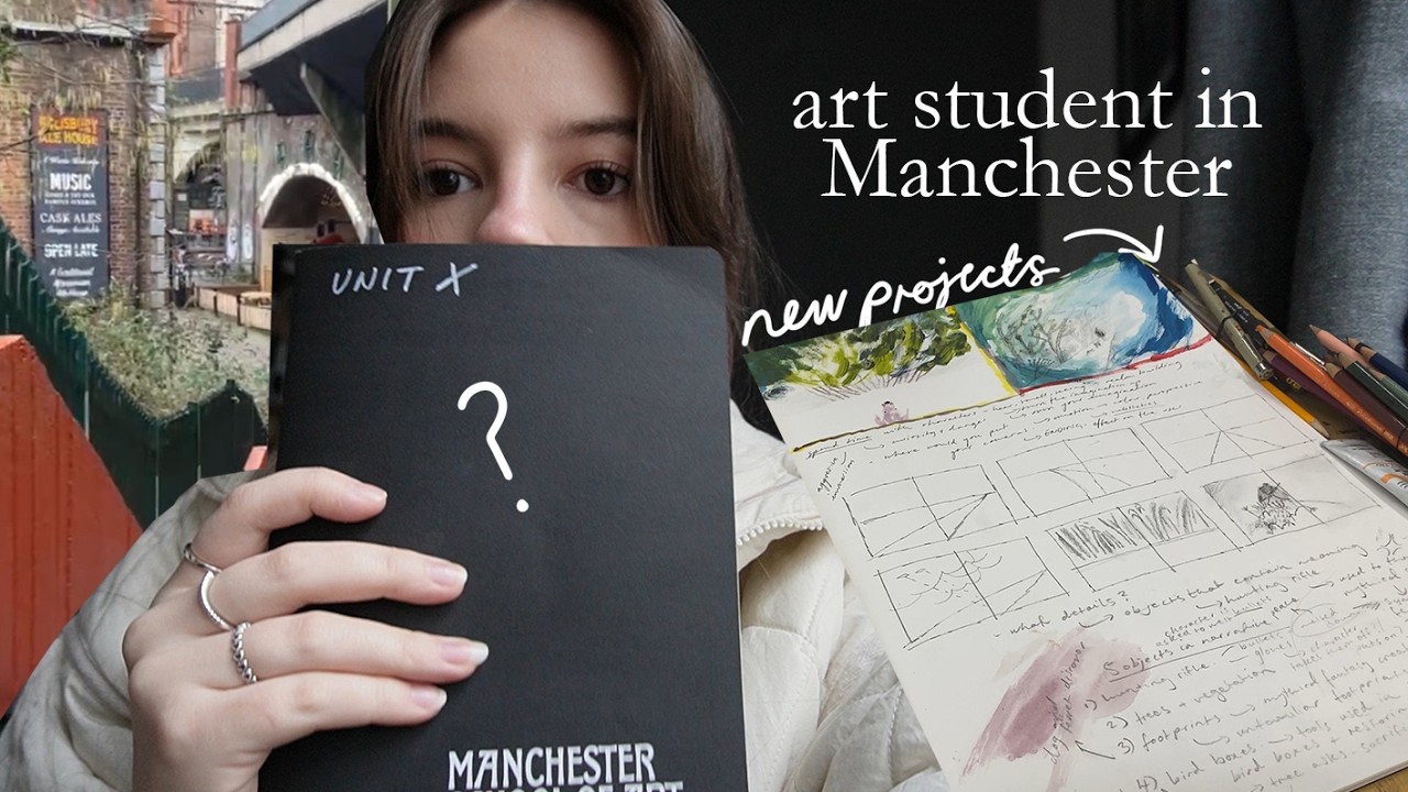 come with me to art school in Manchester | uni student vlog