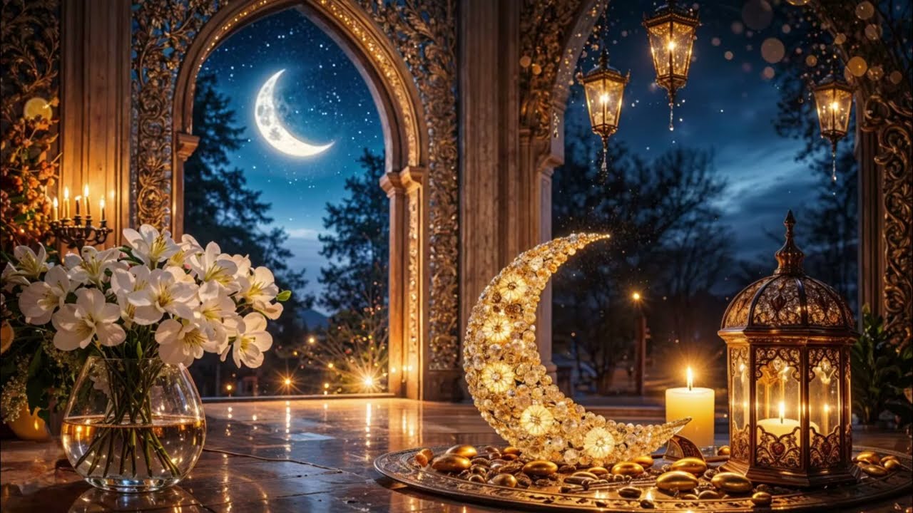 Luxurious Islamic Ambience | Ramadan Kareem Tv art 2026 🌙 خلفية شاشة رمضان |  أجواء هادئة ومريحة