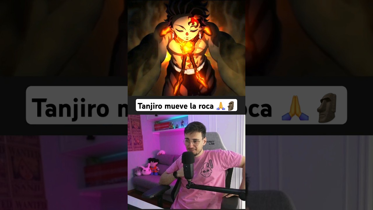 Tanjiro mueve la roca 🙏💪🗿 Reaccion #kimetsunoyaiba #demonslayer #tanjiro