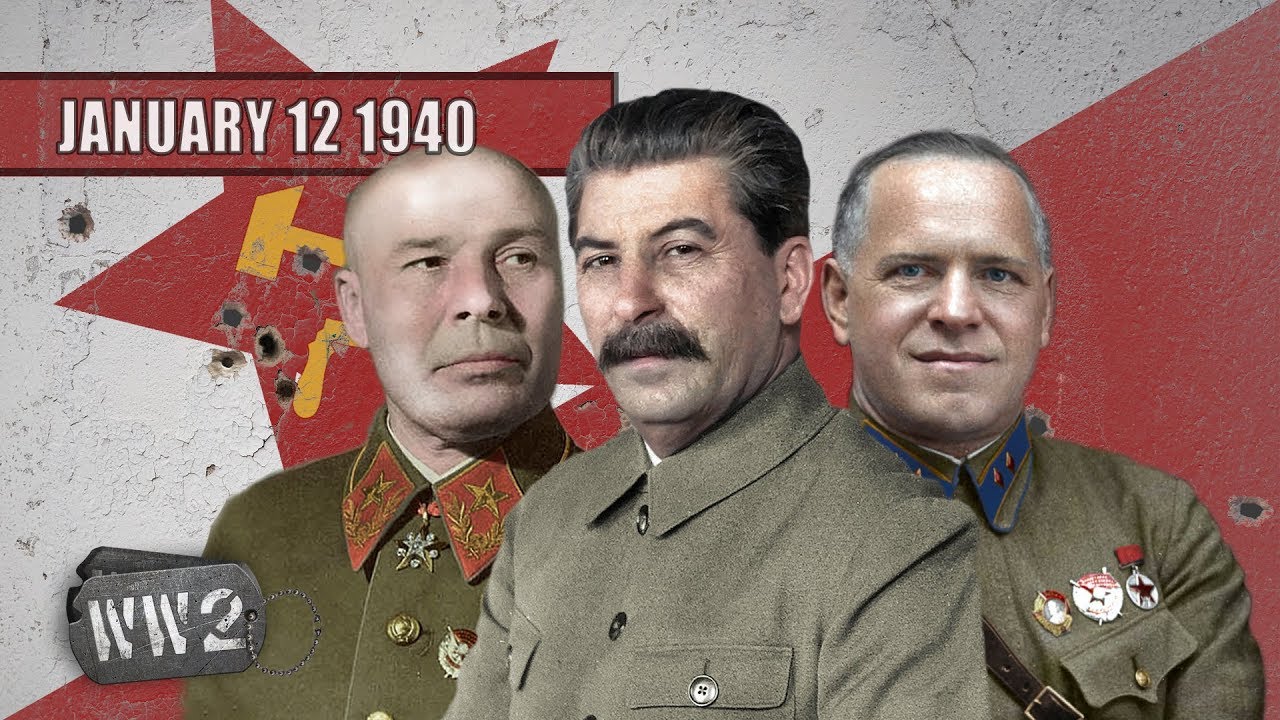 Красная Армия перегруппировывается, чтобы сокрушить Финляндию - WW2 - 020 - January 12 1940