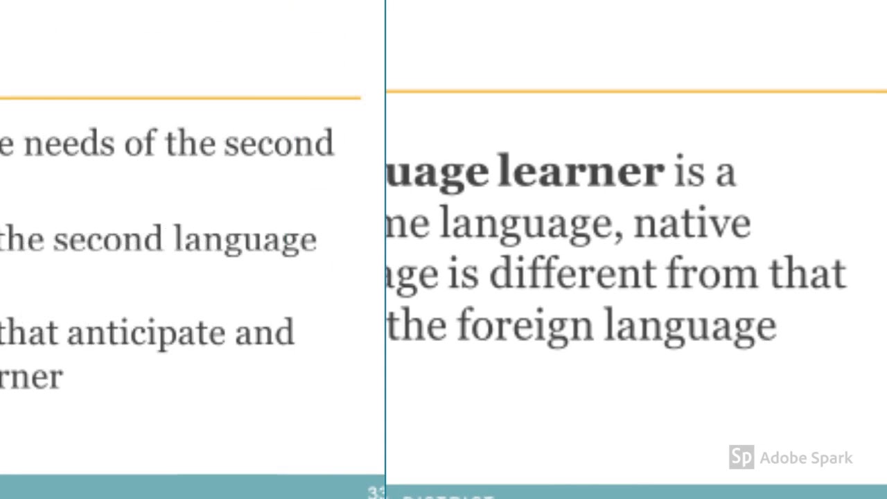 Planning for the Second Language Learner