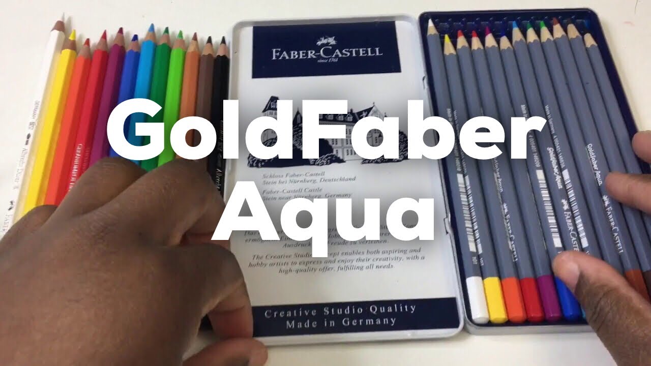 Goldfaber Aqua Review and comparison to Albretch Dürer Watercolor Pencils