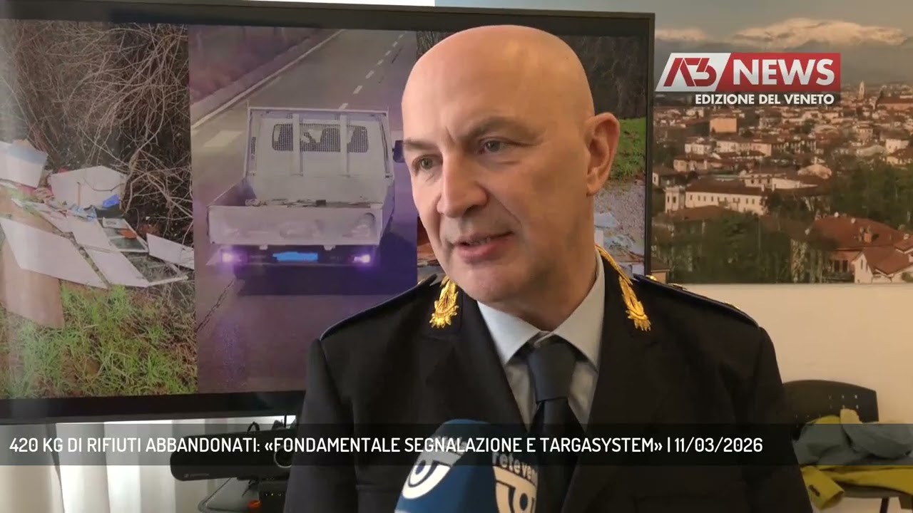 420 KG DI RIFIUTI ABBANDONATI: «FONDAMENTALE SEGNALAZIONE E TARGASYSTEM» | 11/03/2026
