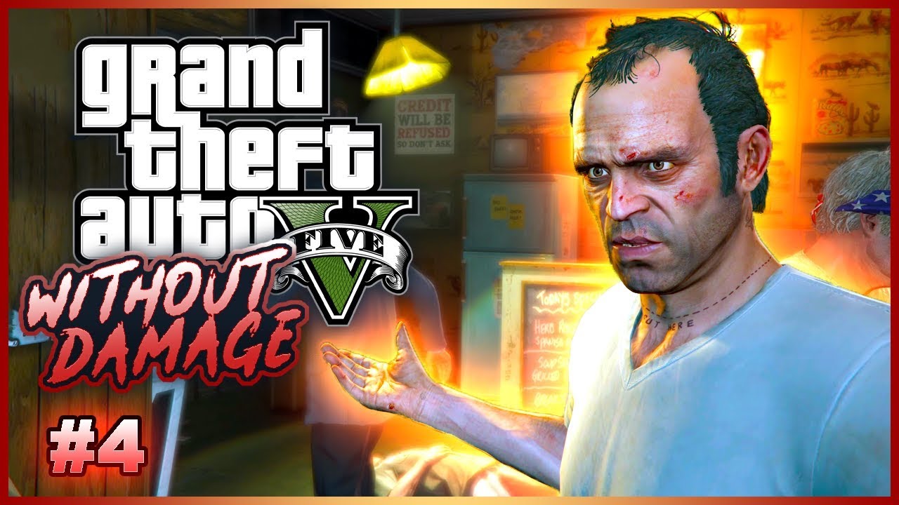 Completing GTA V Without Taking Damage? - No Hit Run Attempts (One Hit KO) #4