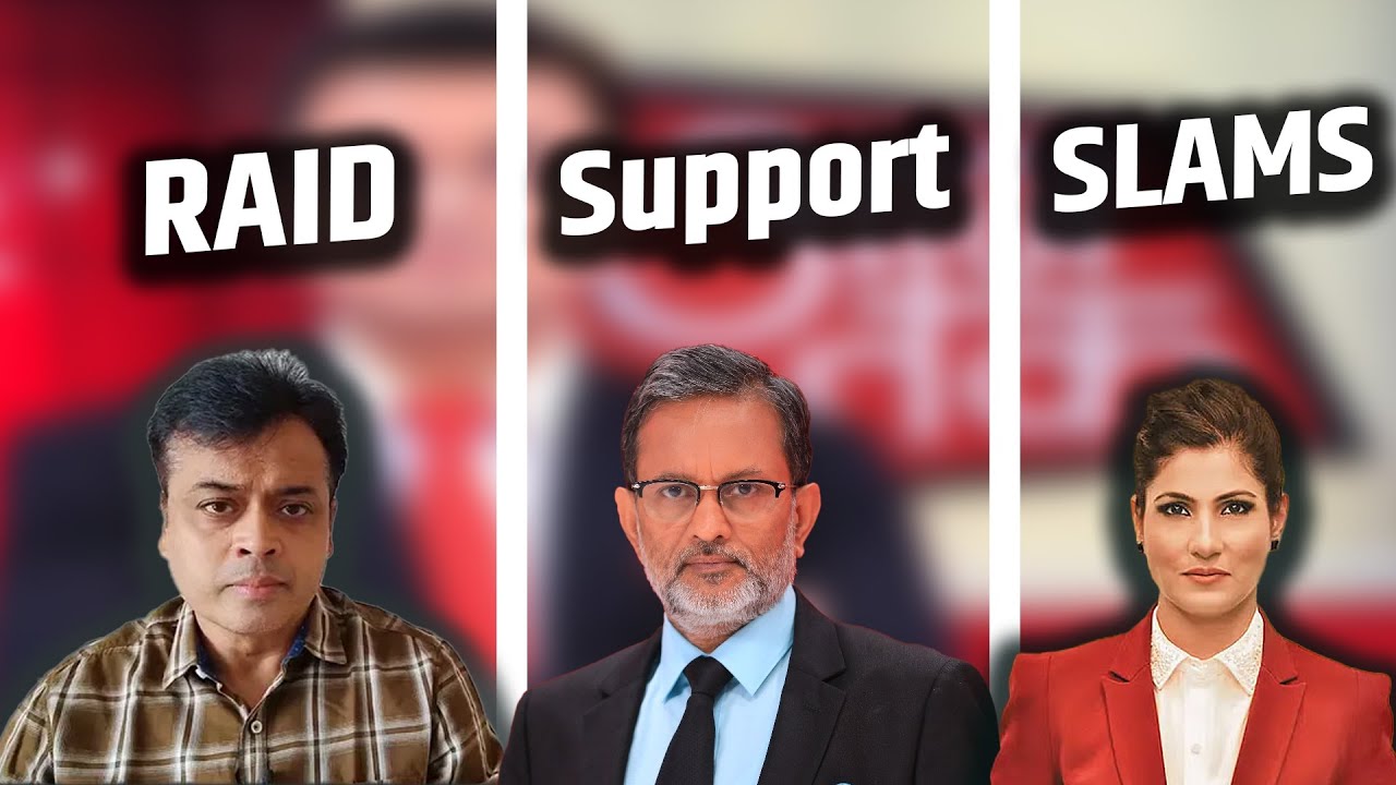 Delhi Police Raid Newsclick | Abhisar Sharma | Ajit Anjum | Rubika