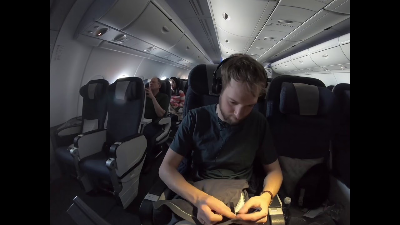 Making trousers on a plane