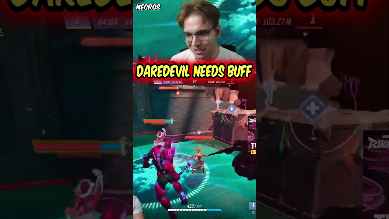 Сорвиголова не кажется таким уж сильным❗#marvelrivals