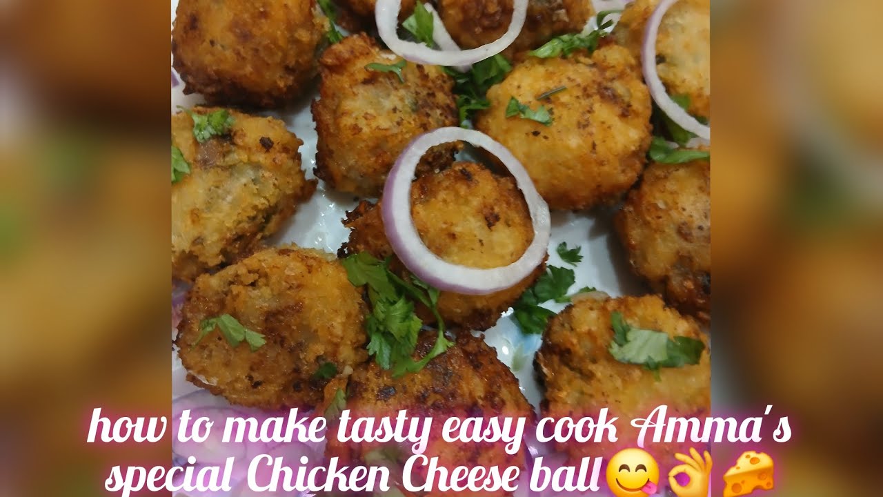 Chicken Cheese ball very tasty easy recipe 