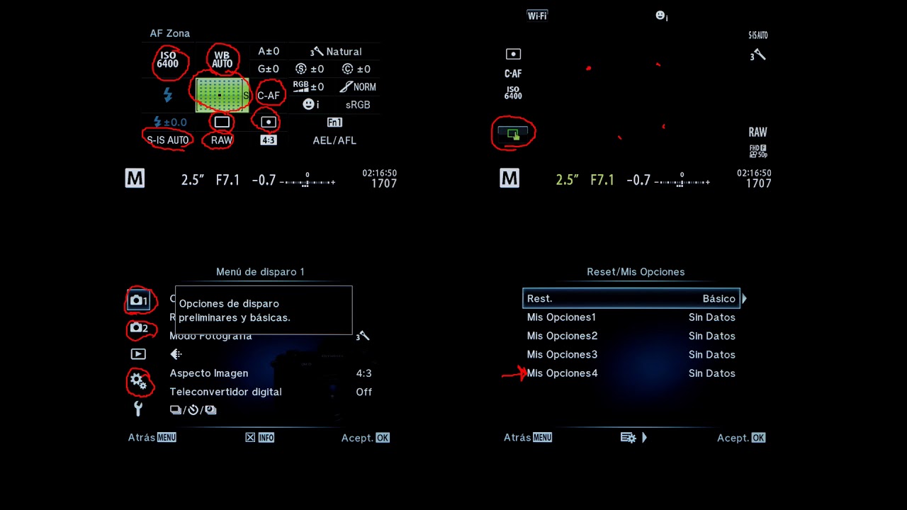 EM 5 Mark II - Configuración Básica