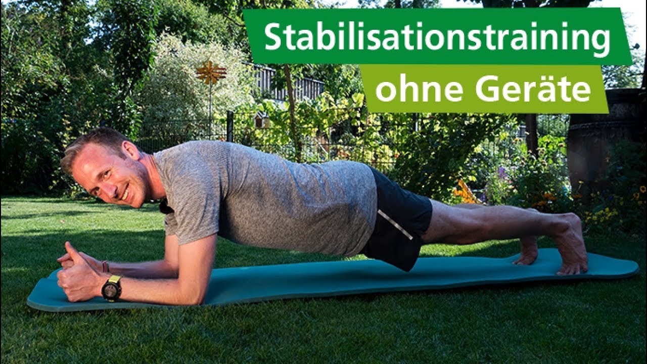 5 effektive Kraft und Stabilisationsübungen ohne Geräte für Läufer