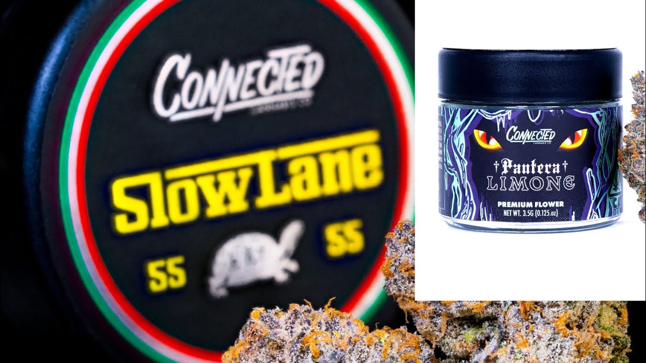 &ldquo;Slow Lane&rdquo; and &ldquo;Pantera Limone&rdquo; strains from CONNECTED CANNABIS CO. at the High Times DispensaryCA!