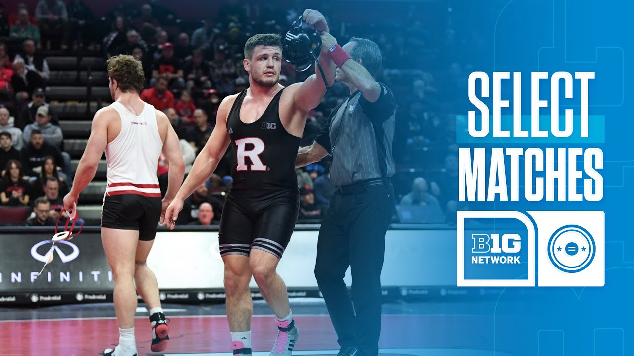 Select Matches: Wisconsin at Rutgers | Big Ten Wrestling | 01/19/2025