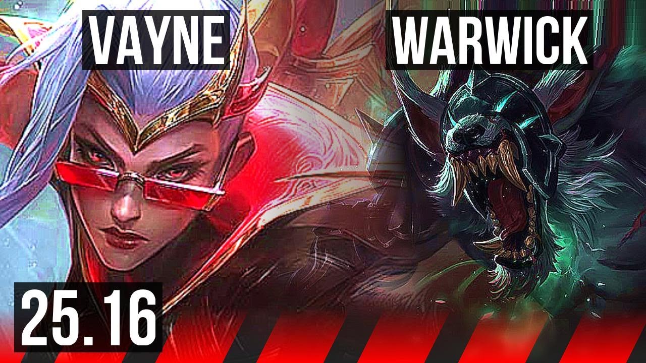 VAYNE vs WARWICK (TOP) | 5/1/3 | TR Challenger | 25.16