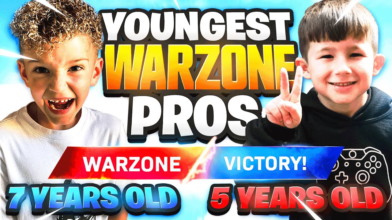 Youngest Warzone Pros are INSANE!!! 7 Year Old and 5 Year Old