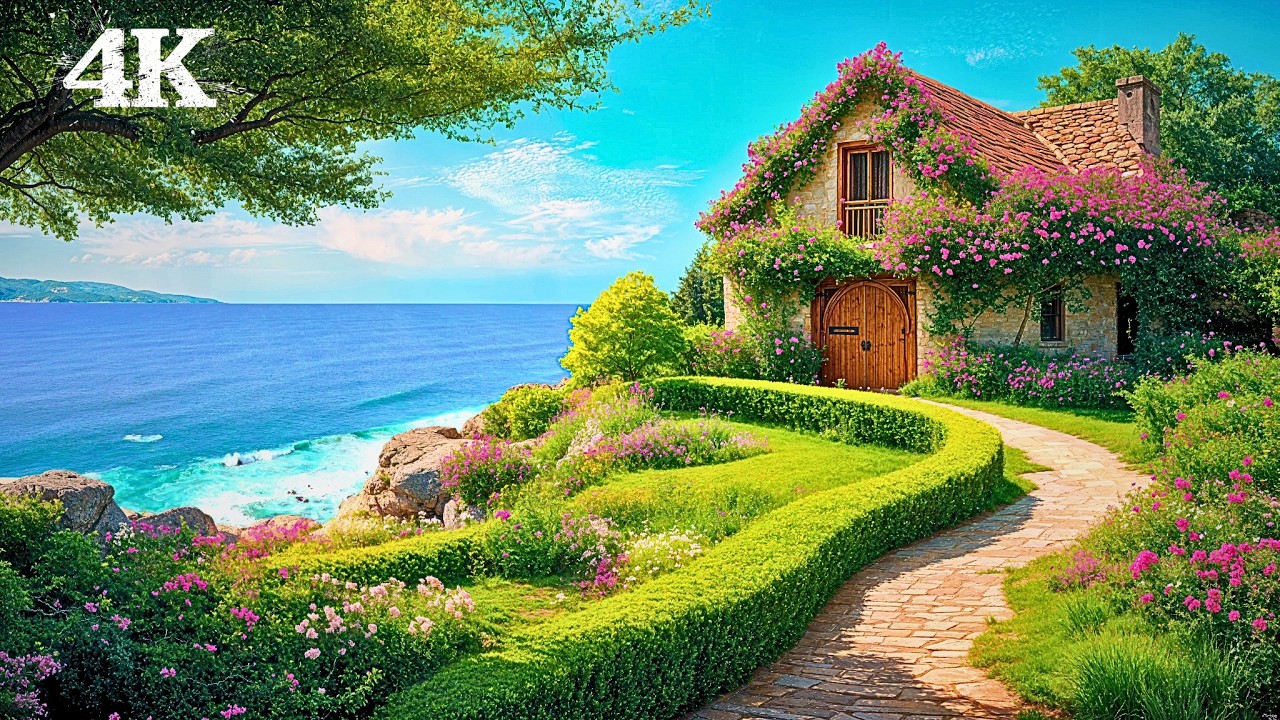 Cliffside Cottage Ambience | Relax Instantly with Sea & Nature Sounds