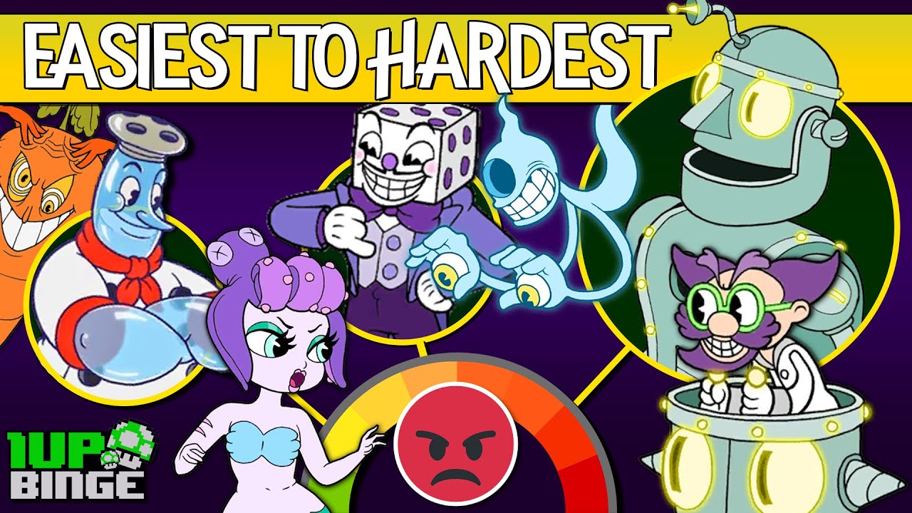 Every CUPHEAD Boss Ranked: Easiest to Hardest 🎲♔🧂👿