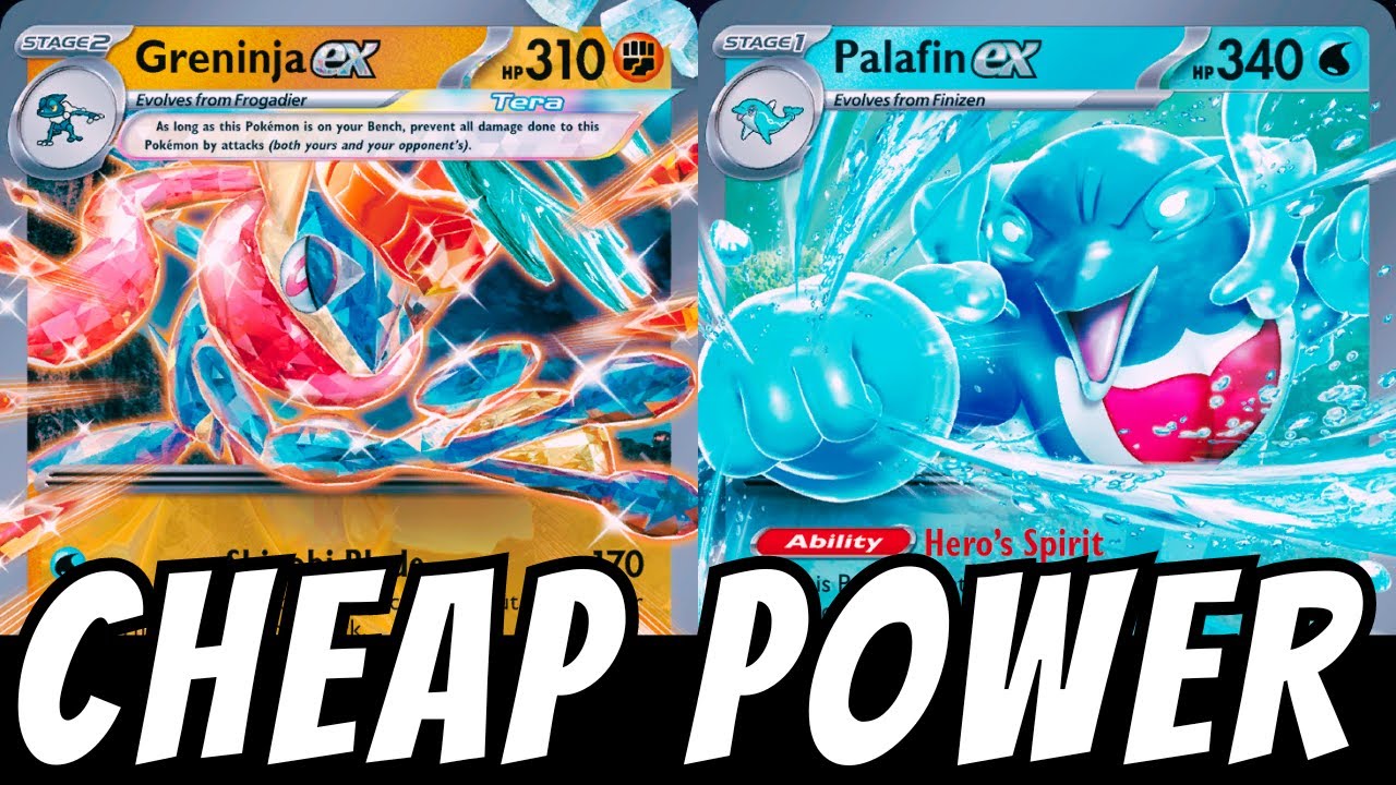 Greninja ex + Palafin ex Deck || Pokémon TCG Live || Twilight Masquerade